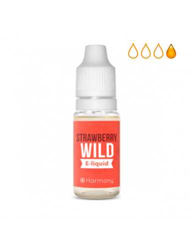 CBD E-Liquid Harmony Wild Strawberry 10 ml. 30 mg.