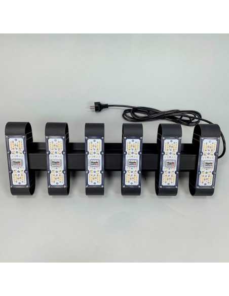 Luminaria Led Shuttle 6 Dimmable Black 240 W