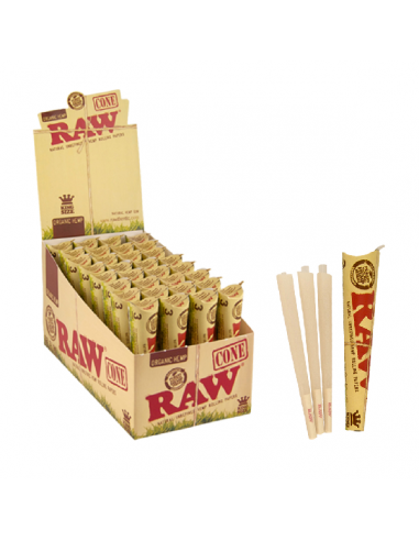 Raw Cones King Size Organico 3 ud. x 32 Blister.
